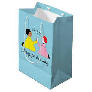 Sacola Para Presentes Média Reze pelo País