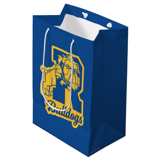 Sacola Para Presentes Média Riverdale Bulldog Letterman (Frente inclinada)