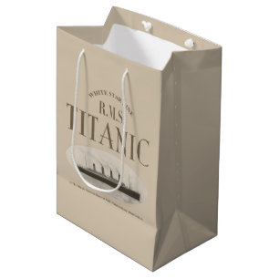 Sacola Para Presentes Média RMS Titanic Ghost Ship Sepia Gift Bag Medium