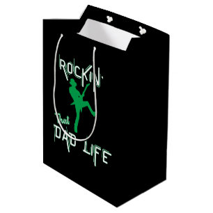 Sacola Para Presentes Média Rockin' Pai