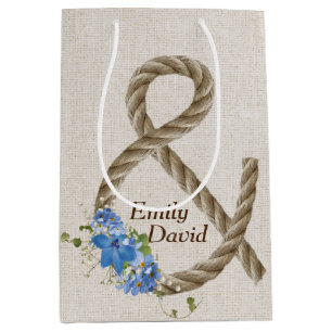 Sacola Para Presentes Média Rope Ampersand Bridal Boqueut