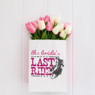 Sacola Para Presentes Média Rosa A Última Cavalgada da Noiva
