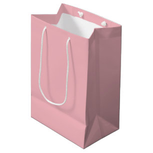 Sacola Para Presentes Média Rosa Pastel