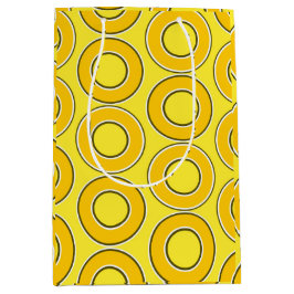 Sacola Para Presentes Média Rosquinhas retrorreflectoras do Butterscotch