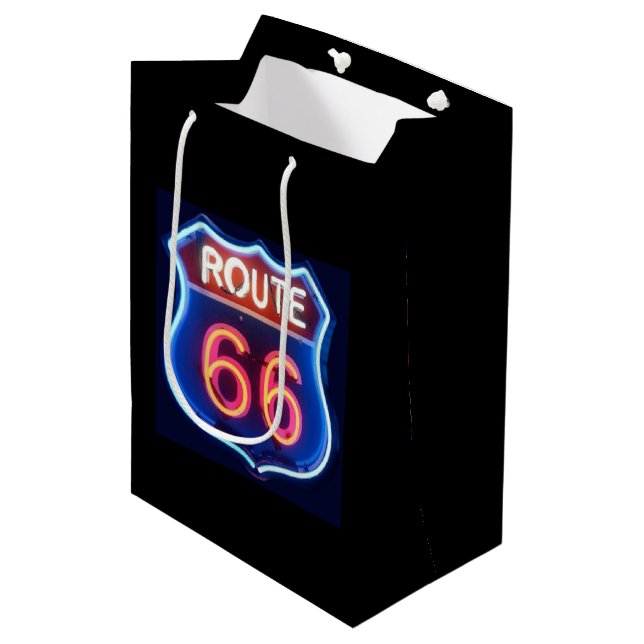 Sacola Para Presentes Média Rota 66 (Frente inclinada)