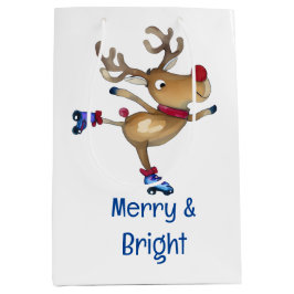 Sacola Para Presentes Média Rudolph O Renascer Patinação no Gelo