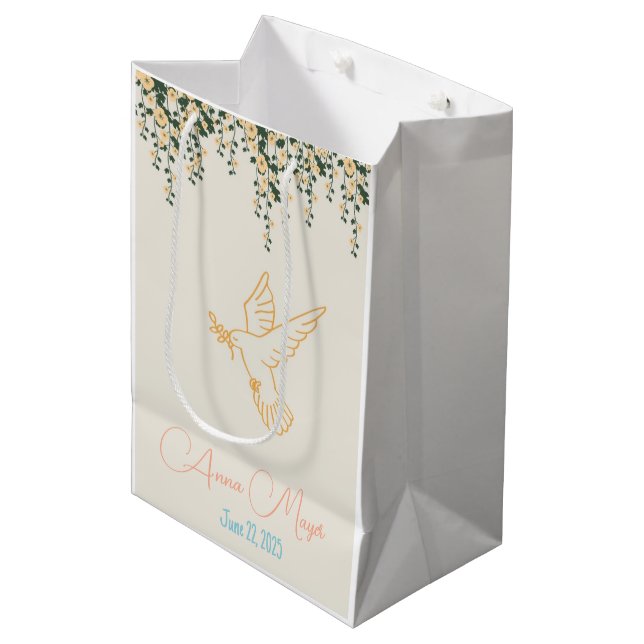 Sacola Para Presentes Média Sac cadeaux pour invités  (Frente inclinada)