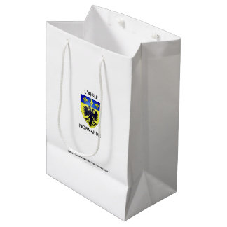 Sacola Para Presentes Média Sac en Papier avec le blason de L'Aigle Normandie