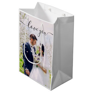 Sacola Para Presentes Média Saca de Presente com Foto Amor Você