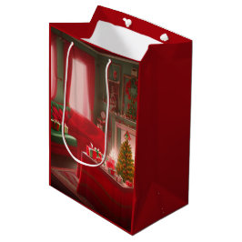 Sacola Para Presentes Média Saca de Presente de Natal Médio