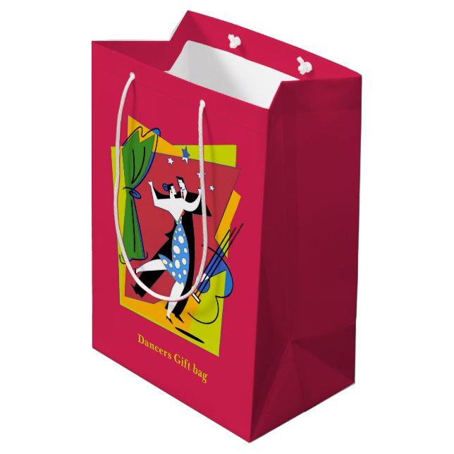 Sacola Para Presentes Média Saca de Presente para Dançarinos (Verso inclinado)