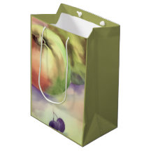 Saca de Presentes de Frutas da Colheita | Maçãs e 