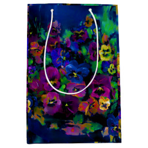 Sacola Para Presentes Média Sacarolinhas [abstrato 2] Sacola de presente média