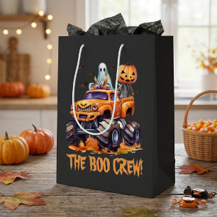 Sacola Para Presentes Média Saco de Favor de Halloween de Caminhão Monstro