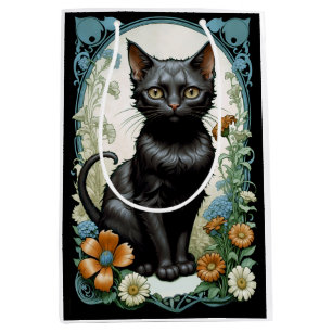 Sacola Para Presentes Média saco de gato fofo