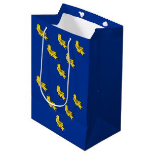 Sacola Para Presentes Média Saco de Presente Bandeira de Sussex Médio