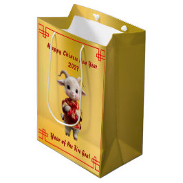 Sacola Para Presentes Média Saco de Presente Bolsa de Dinheiro do Ano do Bode