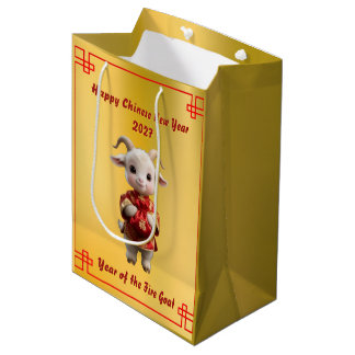 Sacola Para Presentes Média Saco de Presente Bolsa de Dinheiro do Ano do Bode