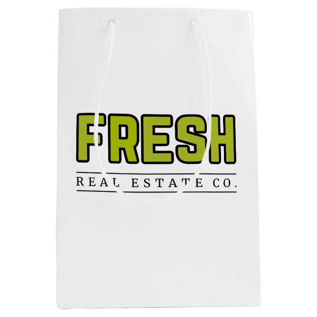 Sacola Para Presentes Média Saco de Presente Brilhante FRESH (médio) (Frente)
