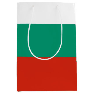Sacola Para Presentes Média Saco de Presente com a bandeira da Bulgária