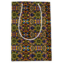 Saco de Presente com Cores do Brasil