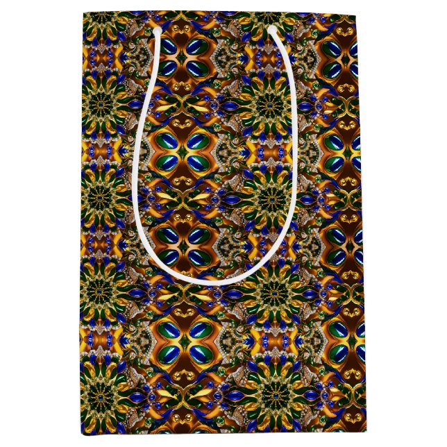 Sacola Para Presentes Média Saco de Presente com Cores do Brasil (Frente)