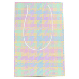 Sacola Para Presentes Média Saco de Presente com Design Xadrez de Páscoa Paste