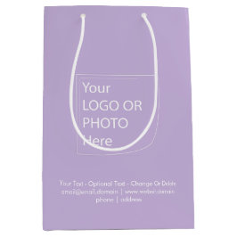 Sacola Para Presentes Média Saco de Presente com Logotipo Médio em Cor da Tend