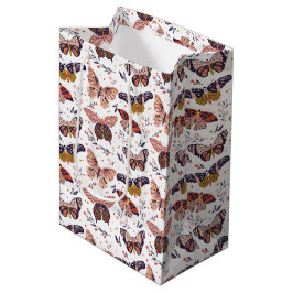 Sacola Para Presentes Média Saco de Presente com Padrão de Borboleta