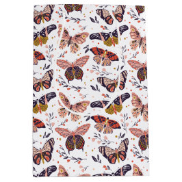 Sacola Para Presentes Média Saco de Presente com Padrão de Borboleta