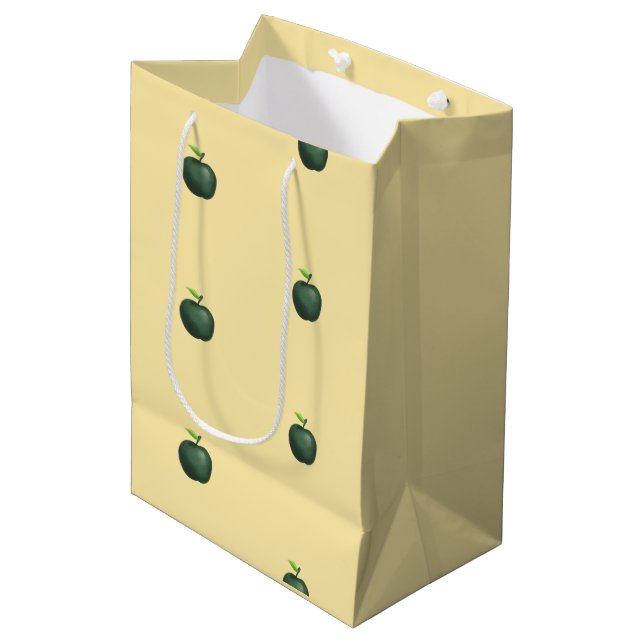 Sacola Para Presentes Média Saco de Presente da Festa da Maçã para Professores (Frente inclinada)