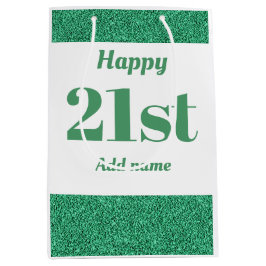 Sacola Para Presentes Média saco de presente de aniversário personalizado de n