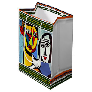 Sacola Para Presentes Média Saco de Presente de Arte Abstrata