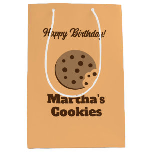 Sacola Para Presentes Média Saco de presente de biscoito personalizado com got