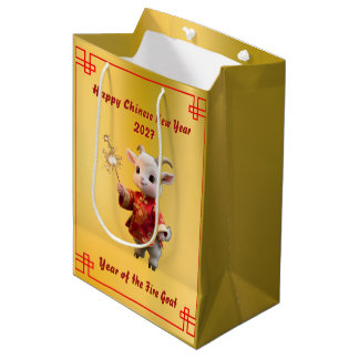 Sacola Para Presentes Média Saco de Presente de Cabrito com Faíscas