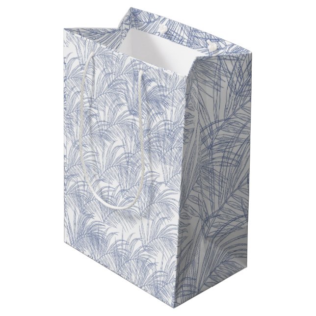 Sacola Para Presentes Média Saco de presente de folha de palmeira (Verso inclinado)