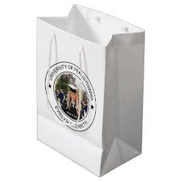 Sacola Para Presentes Média Saco de Presente de Formatura Moderno em Script Re