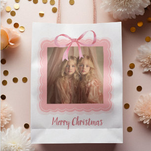 Sacola Para Presentes Média Saco de Presente de Foto de Família Personalizado 