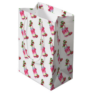 Sacola Para Presentes Média Saco de Presente de Frutas da Festa com Suco de Ce