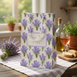 Sacola Para Presentes Média Saco de Presente de Lavanda de Provence