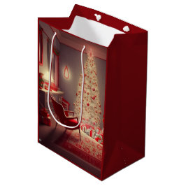 Sacola Para Presentes Média Saco de Presente de Natal Médio