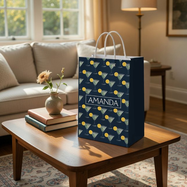 Sacola Para Presentes Média Saco de presente de papel personalizado para festa (Criador carregado)