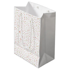Sacola Para Presentes Média Saco de Presente de Pontos de Aquarela Erica Confe