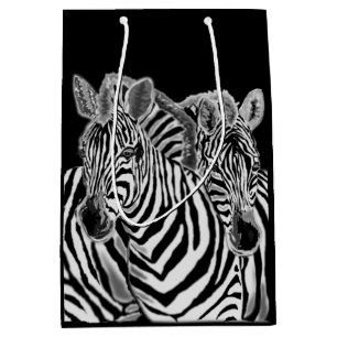 Sacola Para Presentes Média Saco de Presente de Zebra