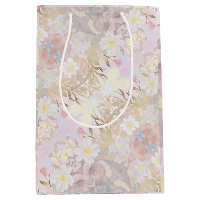 Sacola Para Presentes Média Saco de Presente Elegante Pamela Padrão B (Frente)