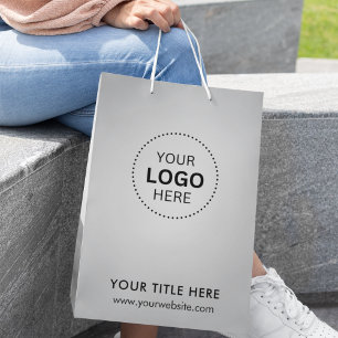 Sacola Para Presentes Média Saco de Presente Empresarial Moderno Minimalista