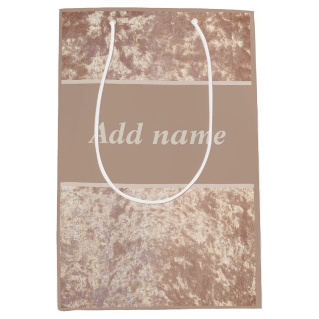 Sacola Para Presentes Média Saco de presente especial de luxo personalizado (Frente)