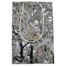 Saco de Presente Flor de Neve