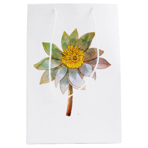 Sacola Para Presentes Média Saco de Presente FLOR ESTILO DESIGN