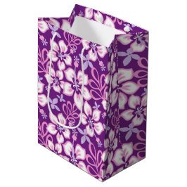 Sacola Para Presentes Média Saco de Presente JUNGLE SURF (COMBO ROXO)